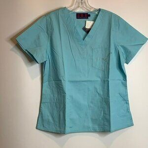 NWT Beverly Hills Uniforms Scrubs Top Large L